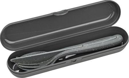 Image du produit Koziol Set de couverts KLIKK READY 7070701 ash grey (3 pièce(s), Set de couverts)