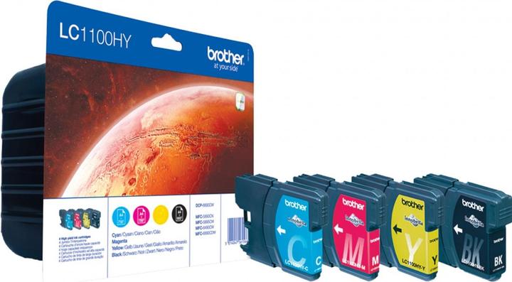 Actual product image Brother LC-1100HYVAL Value Pack (M, FC, C, Y)