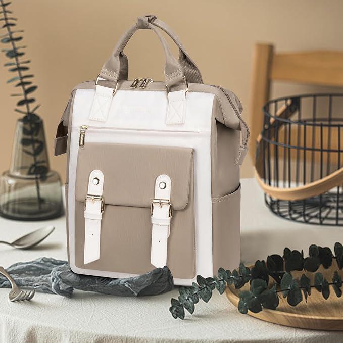 Actual product image Only-Bags.Store Stylish small laptop backpack - Fashionable college daypack with adjustable straps, robust
