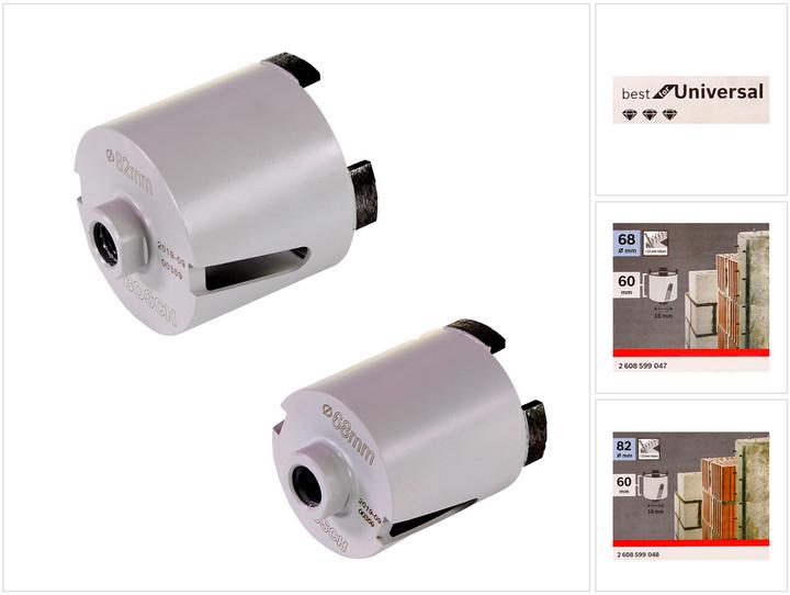Produktbild Bosch Professional Bosch Best for Universal Steckdosen Bohrkrone M16 68mm + 82 mm (68, 82 mm)