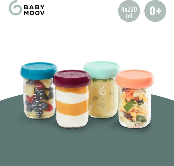 Actual product image Babymoov Glass Babybols Set of 4
