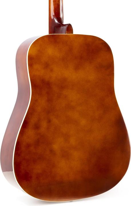 Actual product image Max Acoustic Guitar SoloJam Set Dark Natural (Acoustic guitar set, Rosewood, Linden)