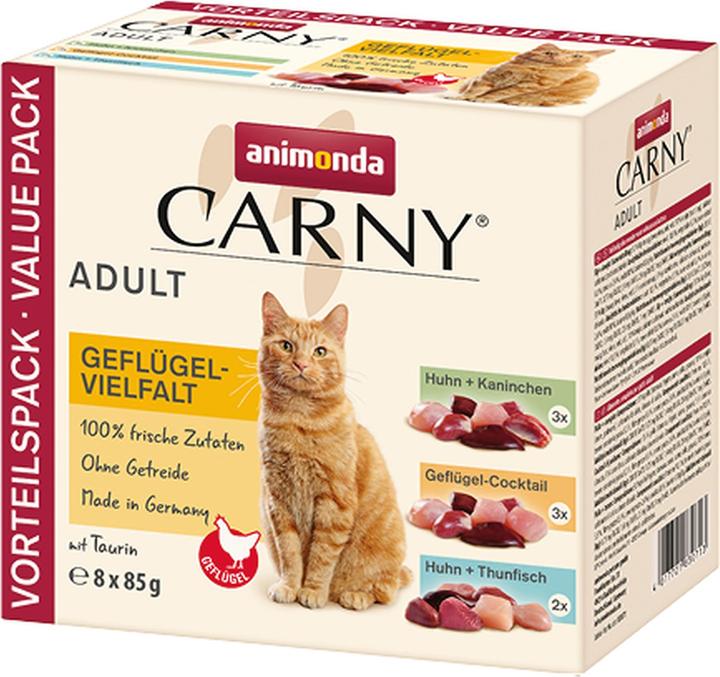 Actual product image animonda Cat wet food (Adult, 8 pcs., 680 g)