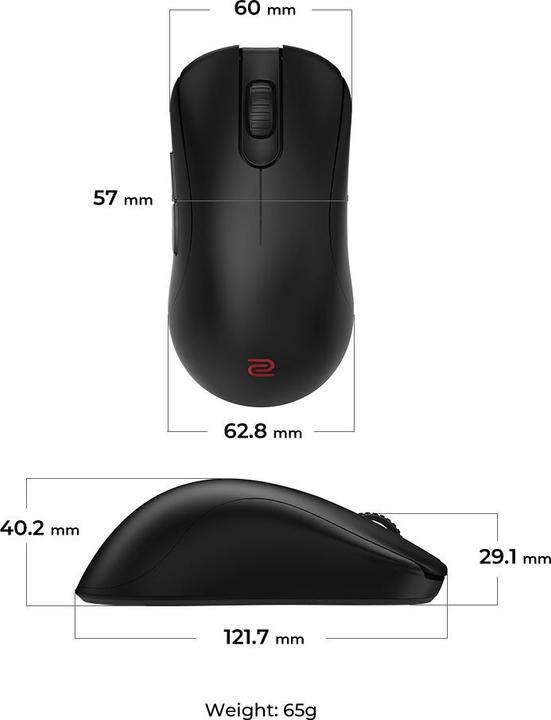 Produktbild BenQ WIRELESS MOUSE ZA13-DW (Kabellos)