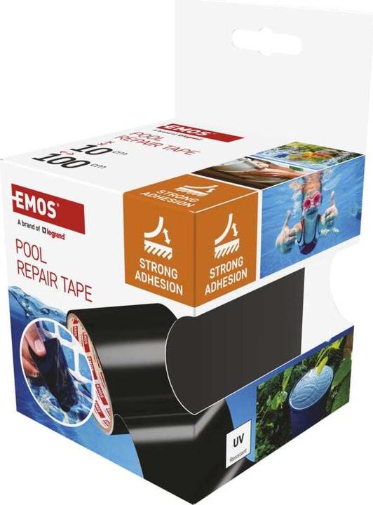 Produktbild Emos Reparaturklebeband für Schwimmbecken, 1 m x 100 mm, schwarz (100 mm)