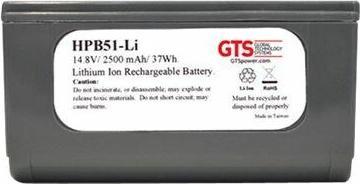 Actual product image Global Technology Systems HX3-LI - Battery - Black - Sanyo - Lithium-Ion (Li-Ion) - 5200 mAh - 3.7 V