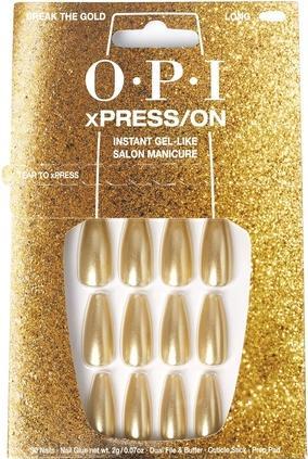 Image du produit OPI xPRESS/ON Press On Nails Jusqu'à 14 jours de manucure de salon semblable à du gel Emballage durable (Jaune, Vernis à ongles effet gel)