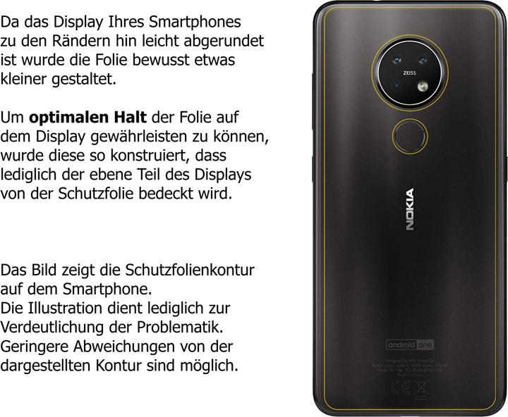Produktbild Dipos Displayschutz Anti-Shock (2 Stück, Nokia 7.2)