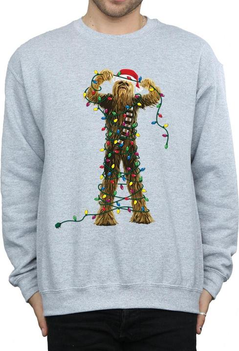 Produktbild Star Wars Chewbacca Christmas Lights Sweatshirt (XXL)