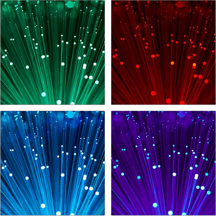 Image du produit Relaxdays Lampe en fibre de verre avec changement de couleur