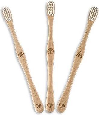 Immagine prodotto Liebwerk Spazzolino da denti in legno Foglia morbida (Morbido, 1 x)