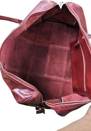 Produktbild Only-Bags.Store Leder Seesack, handgefertigte Leder Weekender, Turnbeutel, Urlaub Seesack, Reisetasche
