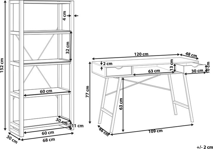 Actual product image Beliani Jenks/Clarita