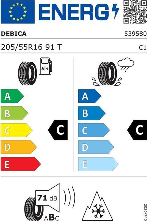 Actual product image Debica Frigo 2 (205/55R16 91T, Winter tyres)