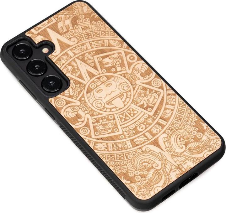 Actual product image INNE Bewood case for Samsung Galaxy S24 Plus Aztec Calendar Aniegre (Samsung Galaxy S24+)