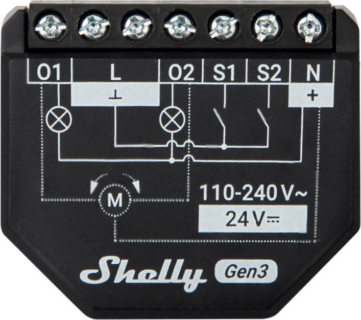 Productafbeelding Shelly 2PM Gen3 x4 (Sluiter actuator)