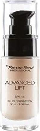 Actual product image Pierre Rene Professional PIERRE RENE Advanced Lift SPF15 Fluid Foundation podkład liftingujący 04 Light Beige 30ml (04 Light Beige)