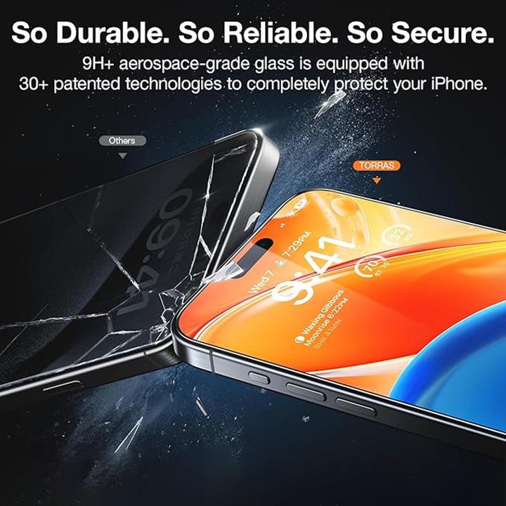 Actual product image Torras Install Master (1 Piece, Apple iPhone 14 Pro, Apple iPhone 15)