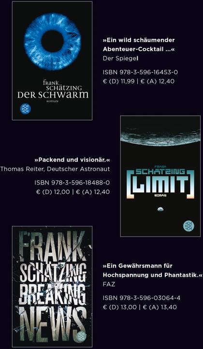 Actual product image Die Tyrannei des Schmetterlings (German, Frank Schätzing, 2019)