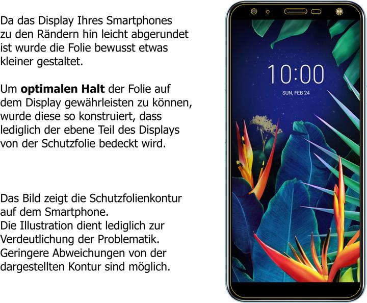 Produktbild Dipos Displayschutzfolie Antireflex (2 Stück, LG K40)