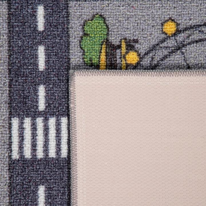 Immagine prodotto Paco Home Tappeto per bambini Tappeto per la camera dei bambini Tappeto per il gioco dell'auto (200 x 200 cm)
