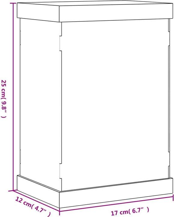 Produktbild VidaXL Joses (17 x 12 x 25 cm)