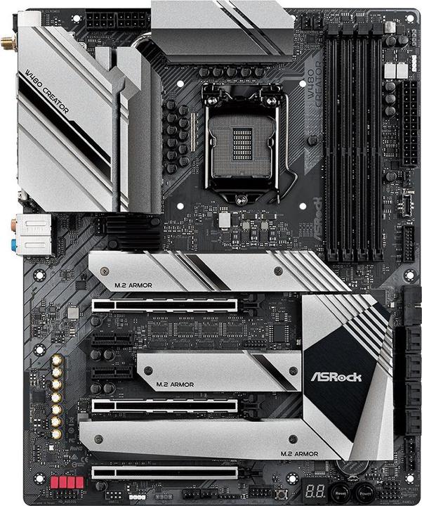 Actual product image AsRock W480 Creator (LGA 1200, Intel W480, ATX)