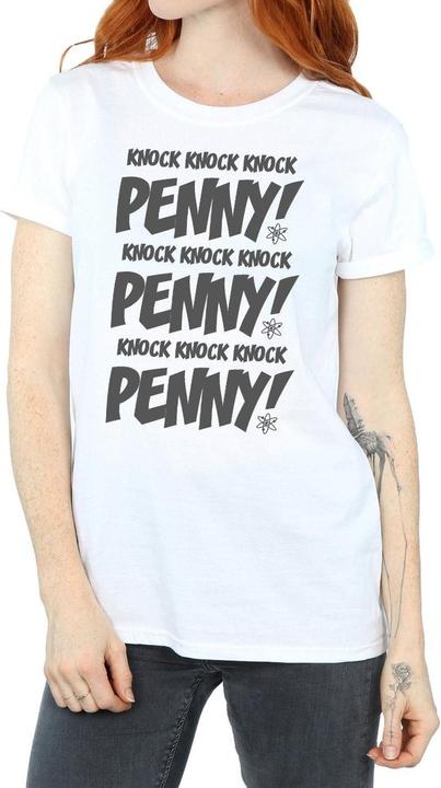 Produktbild Dam Knock Knock Penny Baumwolle Boyfriend TShirt (S)