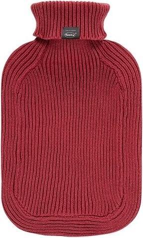 Produktbild Fashy Wärmflasche mit StrickbezugRostrot, 2 l (2 l)