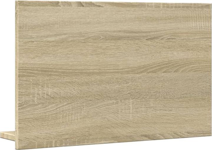 Produktbild VidaXL Badspiegel Wandspiegel Badezimmerspiegel Spiegel mit Ablage Sonoma-Eiche (60 x 37 cm)