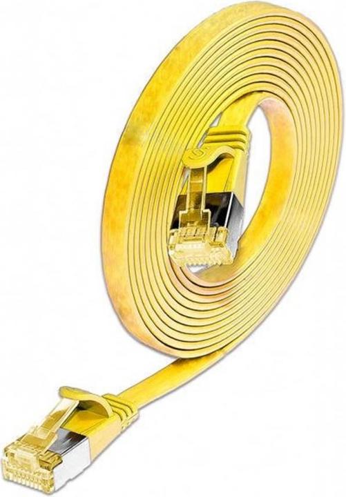 Wirewin Slim Patchkabel: U/FTP, 3.0m, gelb (U/FTP, CAT6a, 3 m)