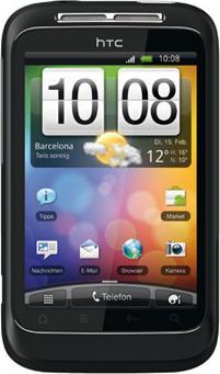 HTC Wildfire S - Black (512 GB, Black, 3.20", Single SIM, 5 Mpx, 3G)