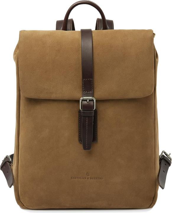 Castelijn & Beerens Veneto Rucksack RFID Schutz Leder 39 cm Laptopfach (11 l)