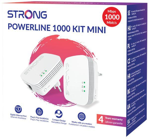 Actual product image Strong Powerline 1000 Mini 2-pack (1000 Mbit/s)