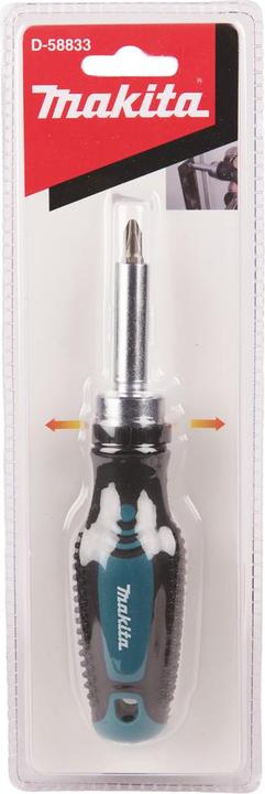 Actual product image Makita Cacciavite a cricchetto (porta inserti)