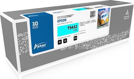 Produktbild Astar Epson Ink cyan XL T9452 inkl. Chip - Eps. Ink WF-C5790DWF/C5710DWF/C5290DW