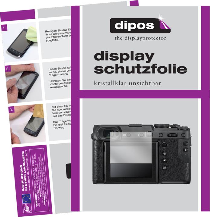 Actual product image Dipos Screen Protector Crystalclear (Screen protector, Fujifilm GFX 50R)