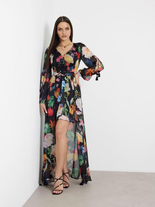 Produktbild Guess kleid mit langen ärmeln, farrah (XXL)