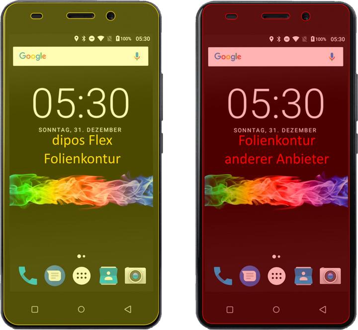 Produktbild Dipos Displayschutzfolie Full-Cover 3D (2 Stück, Swisstone SD 530)