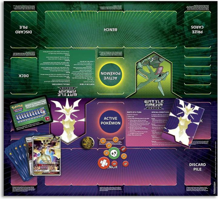 Produktbild Nintendo PKM: Battle Arena Deck Rayquaza GX vs. Ultra Necrozma GX -E- (Englisch)