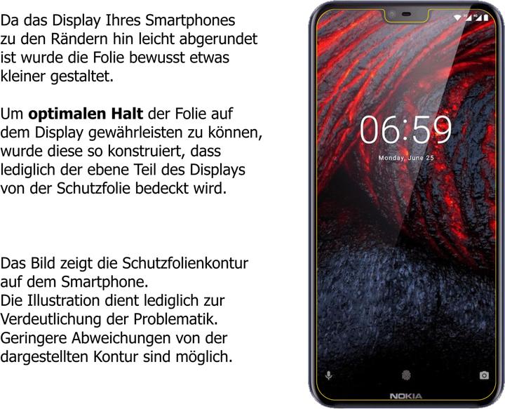 Actual product image Dipos Screen Protector Anti-Shock (1 Piece, Nokia 6.1 Plus)