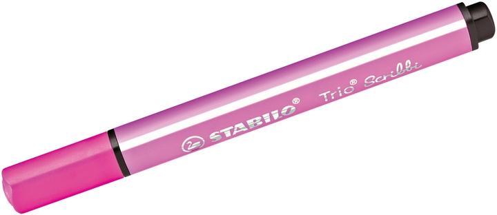 Produktbild STABILO Trio Scribbi Gefederter Dreikant-Filzstift (Rosa, 1 x)