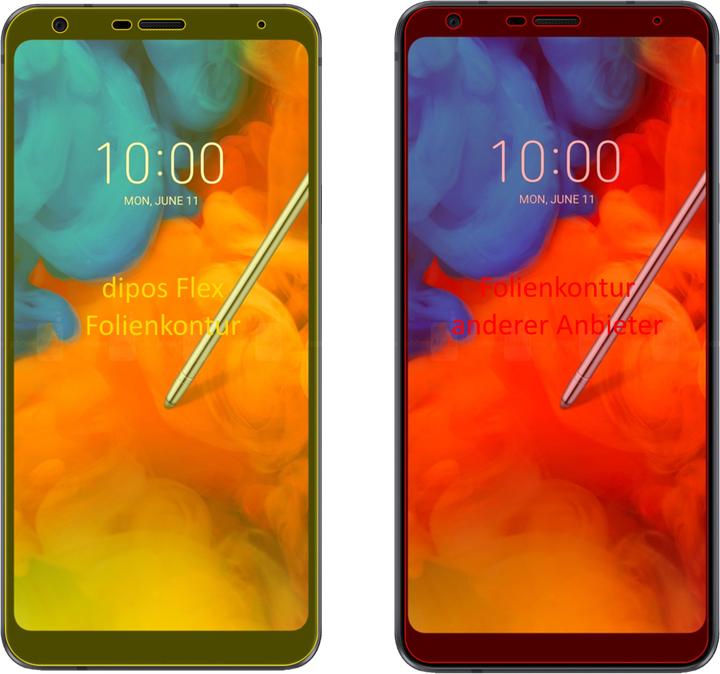 Image du produit Dipos Film de Protection d’écran Full-Cover 3D (3 pièce(s), LG Q8)