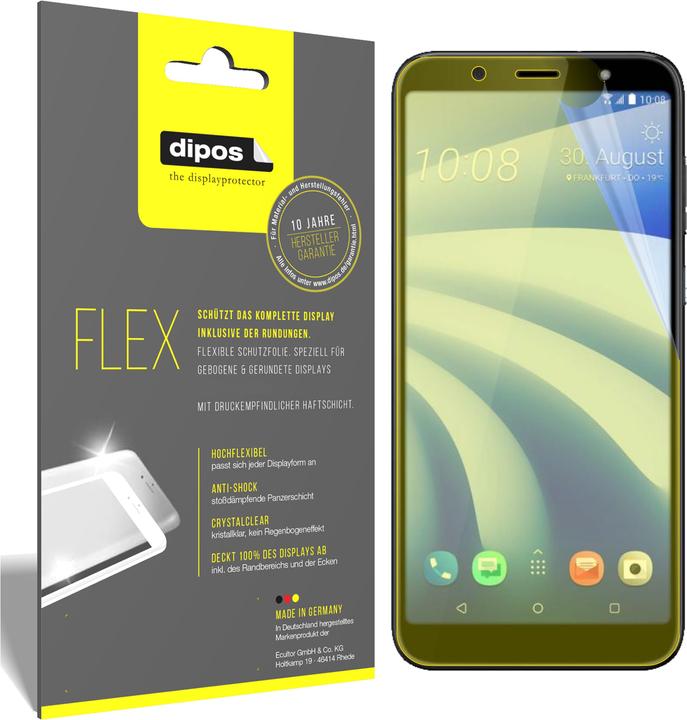 Actual product image Dipos Screen Protector Full-Cover 3D (2 Piece, HTC U12 Life)