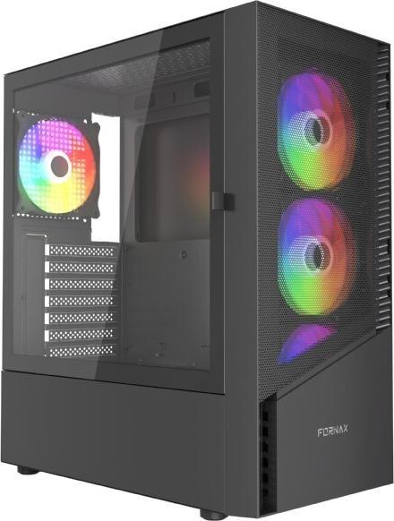 Actual product image Gembird PC case Midi-Tower Fornax 4300 ATX black