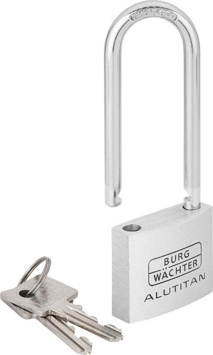Produktbild Burg Wächter Vorhängeschlösser 770 HB Alutitan