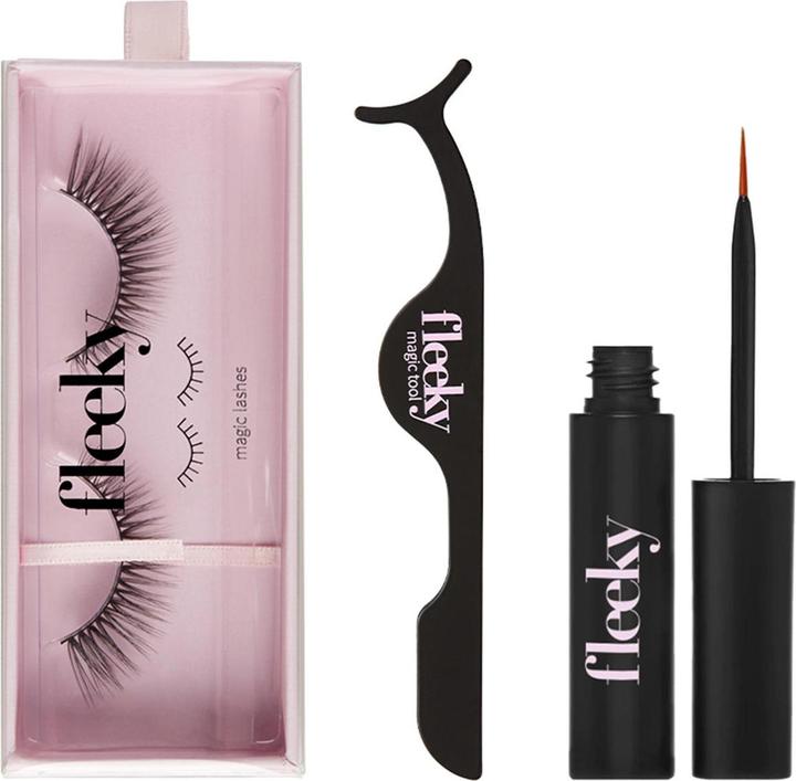 Fleeky Magic Lashes Kit Sweety - Kunstwimpern mit Kleber & Applikator (Künstliche Wimpern)