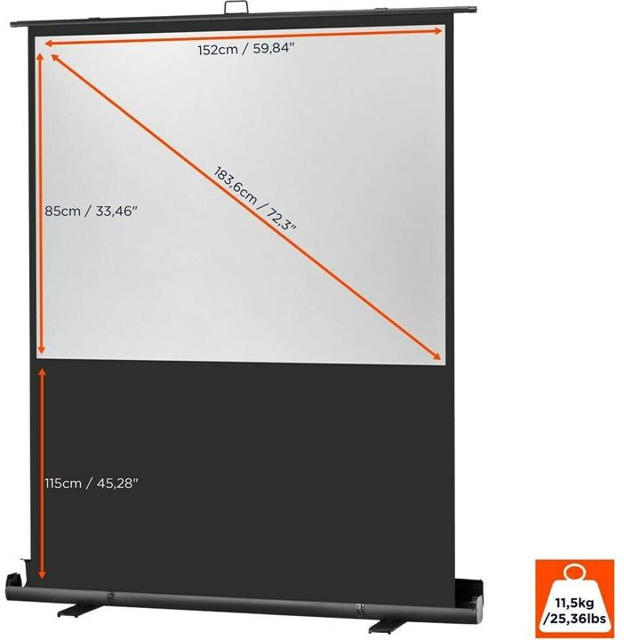 Actual product image Celexon Ultramobil Plus Professional (68", 16:9)