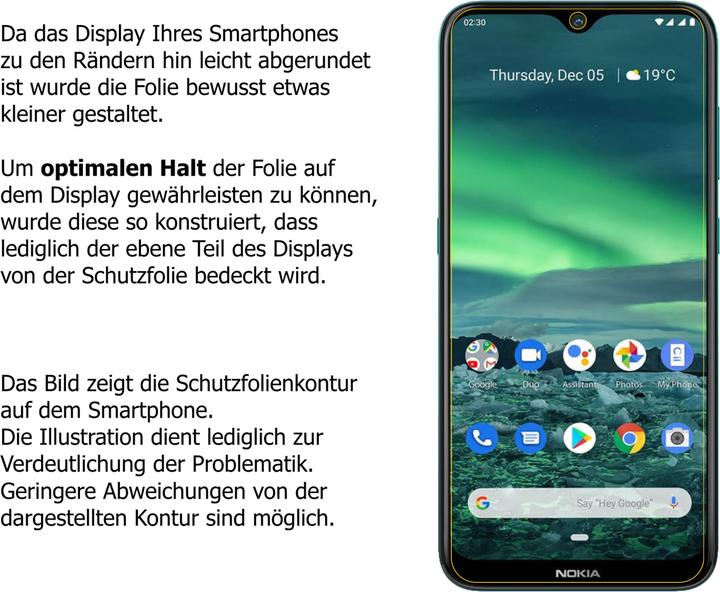 Produktbild Dipos Displayschutzfolie Antireflex (1 Stück, Nokia 2.3)