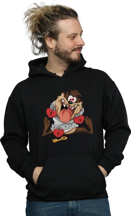 Image du produit Looney Tunes - Sweat à capuche TAZ VALENTINE'S DAY MADLY IN LOVE - Homme (XL)